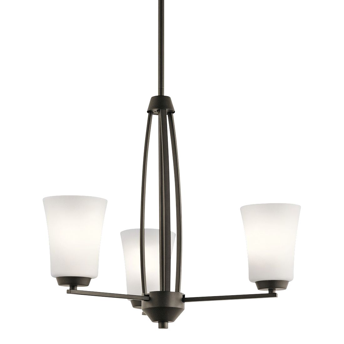 Kichler Tao 21 3/4" Wide Oiled Bronze 3-Light Chandelier