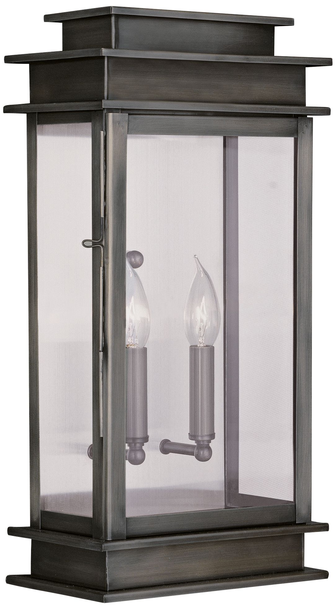 Princeton 19" High Vintage Pewter Outdoor Wall Light