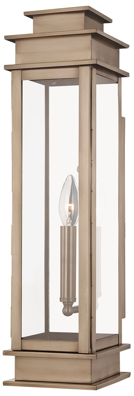 Princeton 20 1/4" High Vintage Pewter Outdoor Wall Light