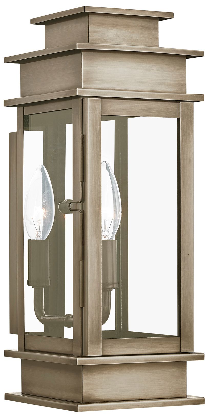 Princeton 14" High Vintage Pewter Outdoor Wall Light