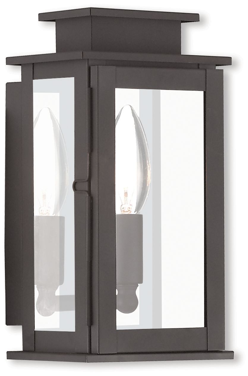 Princeton 9" High Bronze Outdoor Wall Light