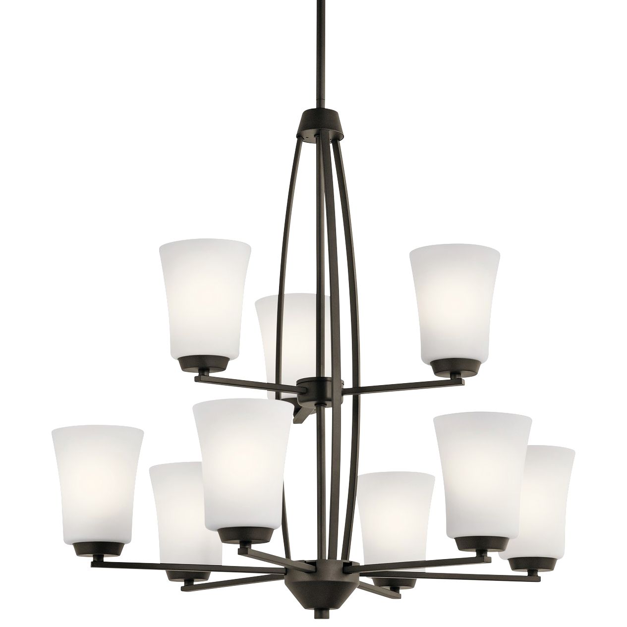 Kichler Tao 26 1/2" Wide Oiled Bronze 9-Light Chandelier