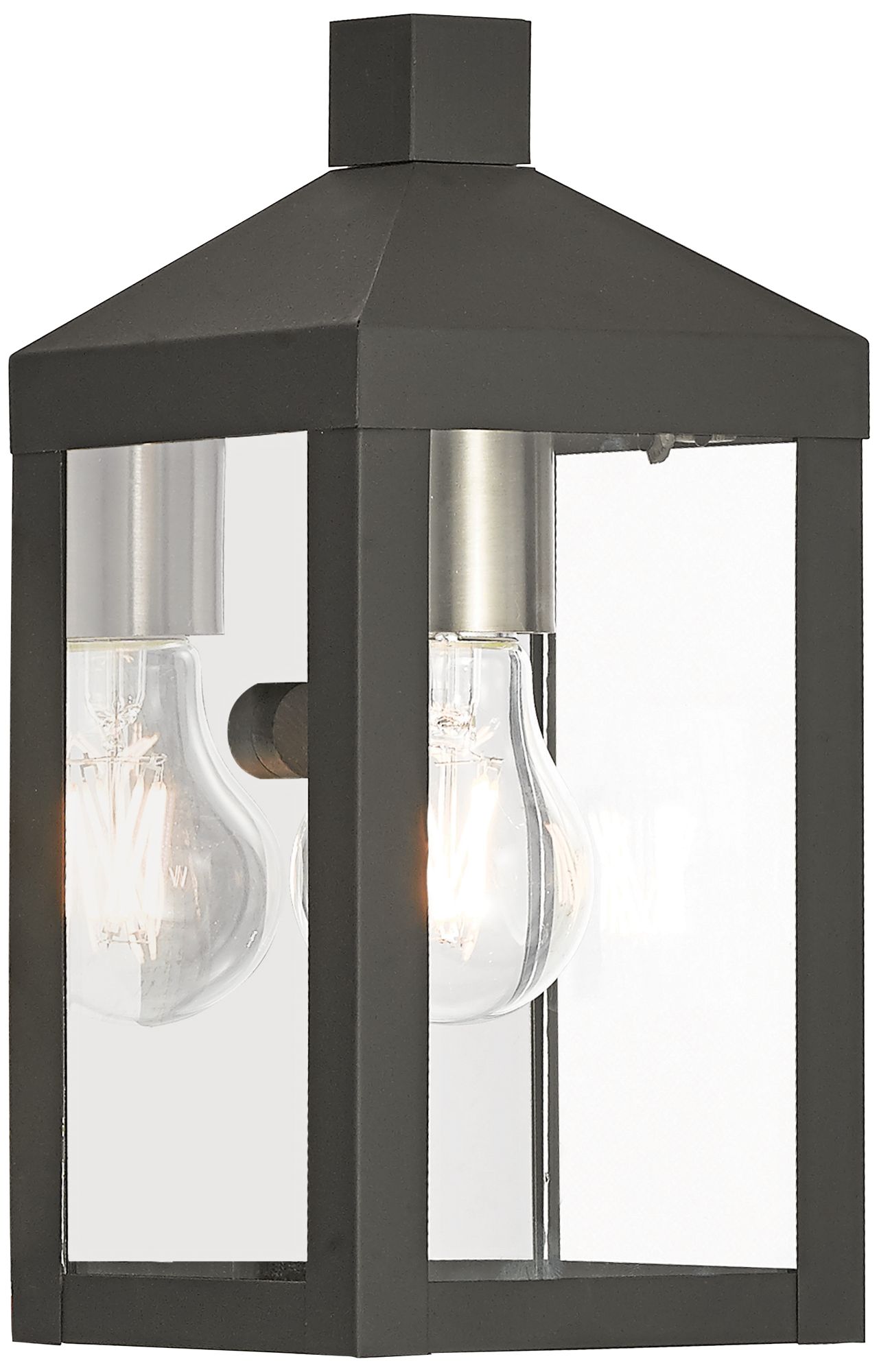 Nyack 10 1/2" High Black Outdoor Wall Light