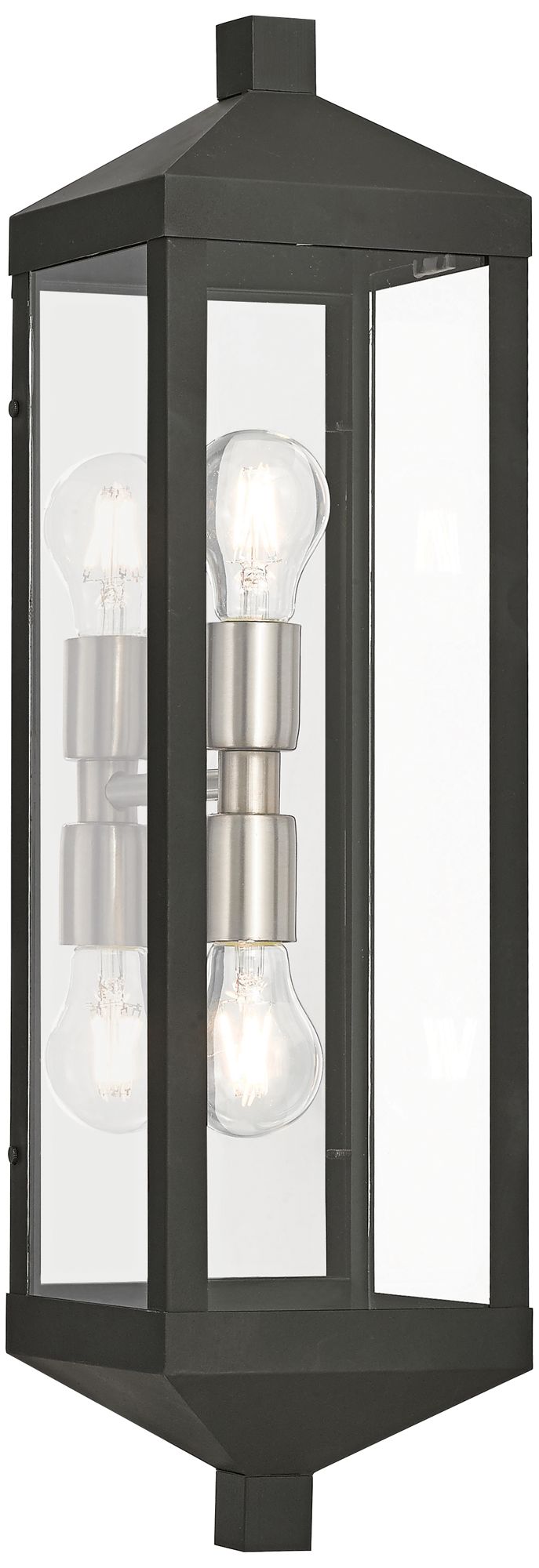 Nyack 24" High Black Outdoor Wall Light