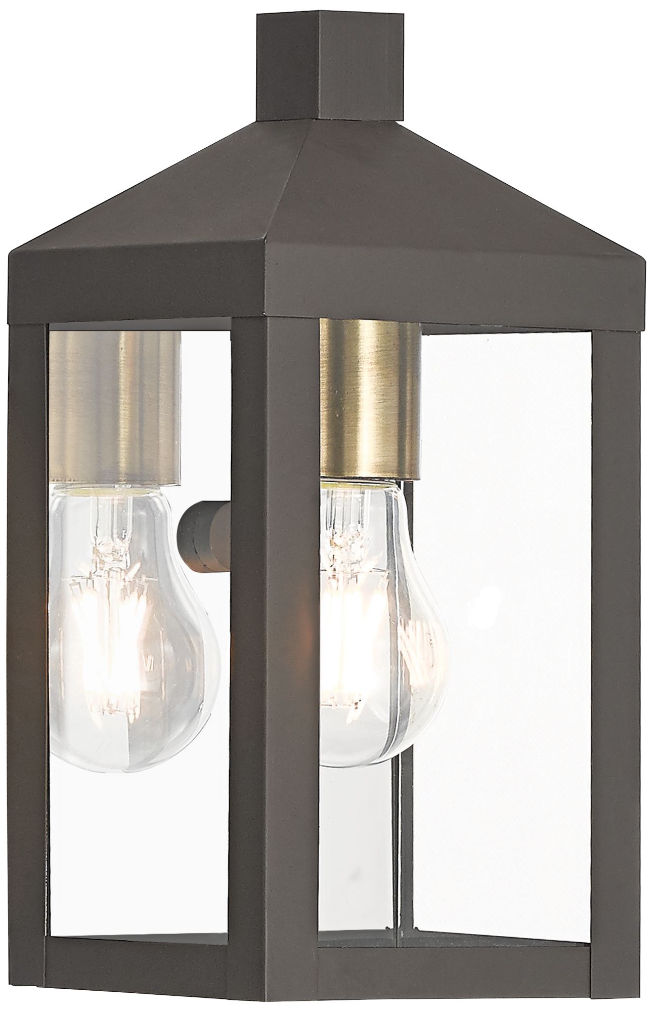 Nyack 10 1/2" High Bronze Outdoor Wall Light