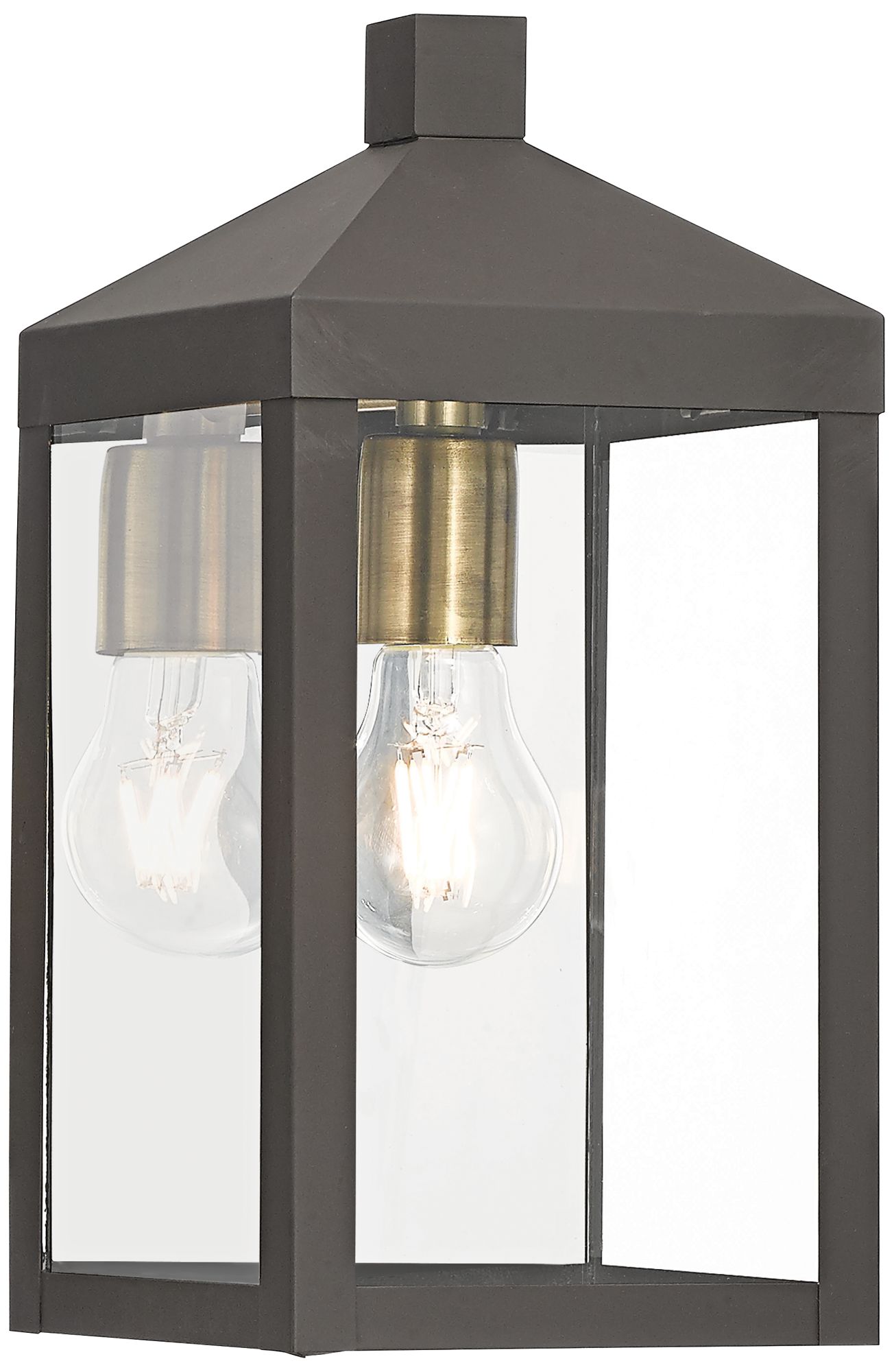 Nyack 12 3/4" High Bronze Outdoor Wall Light