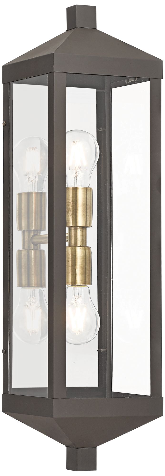 Nyack 24" High Bronze Outdoor Wall Light