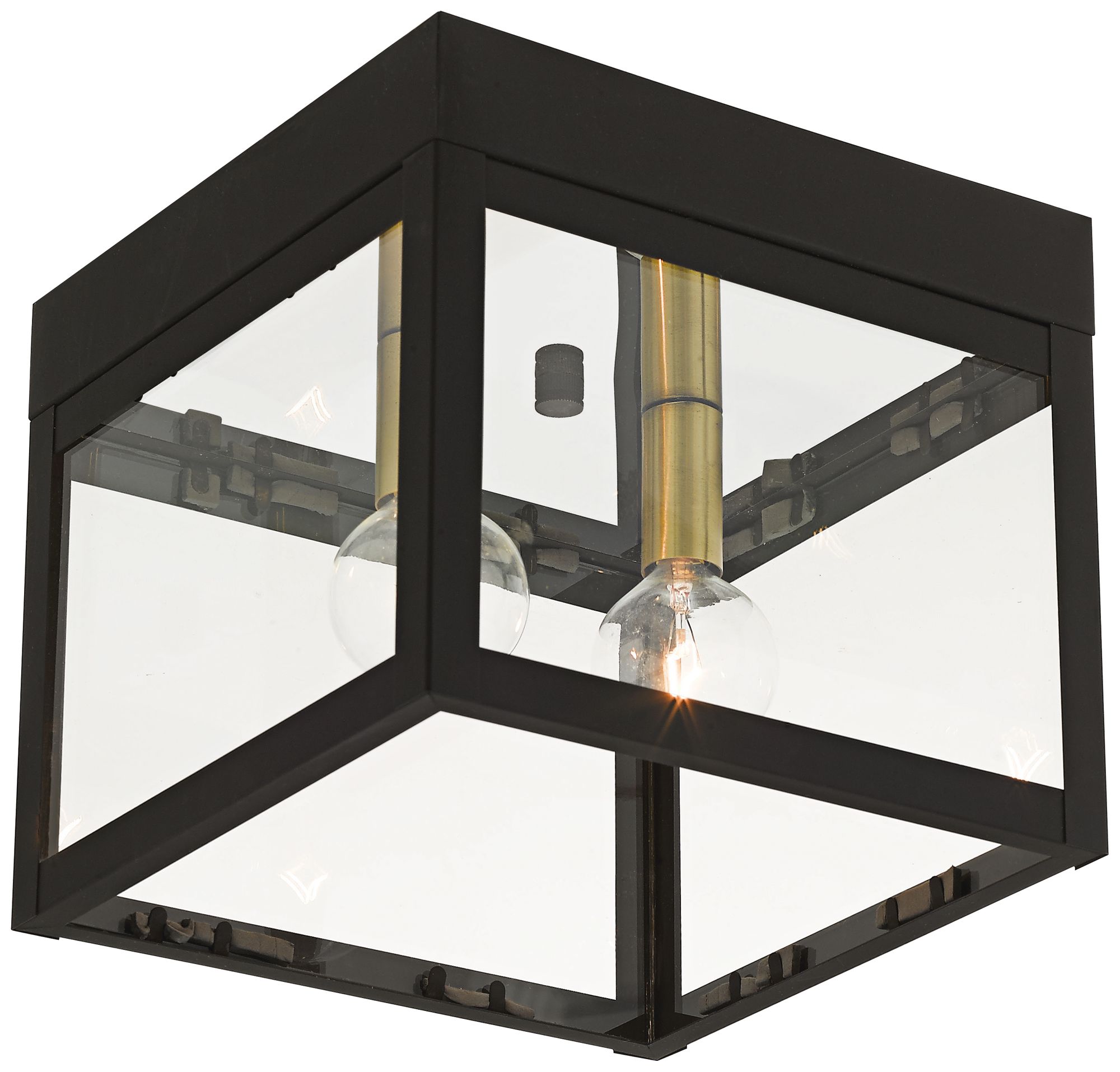 Nyack 8" Wide Bronze Outdoor Ceiling Light
