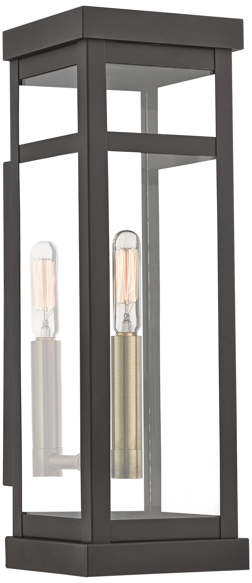 Hopewell 15" High Bronze Outdoor Wall Light