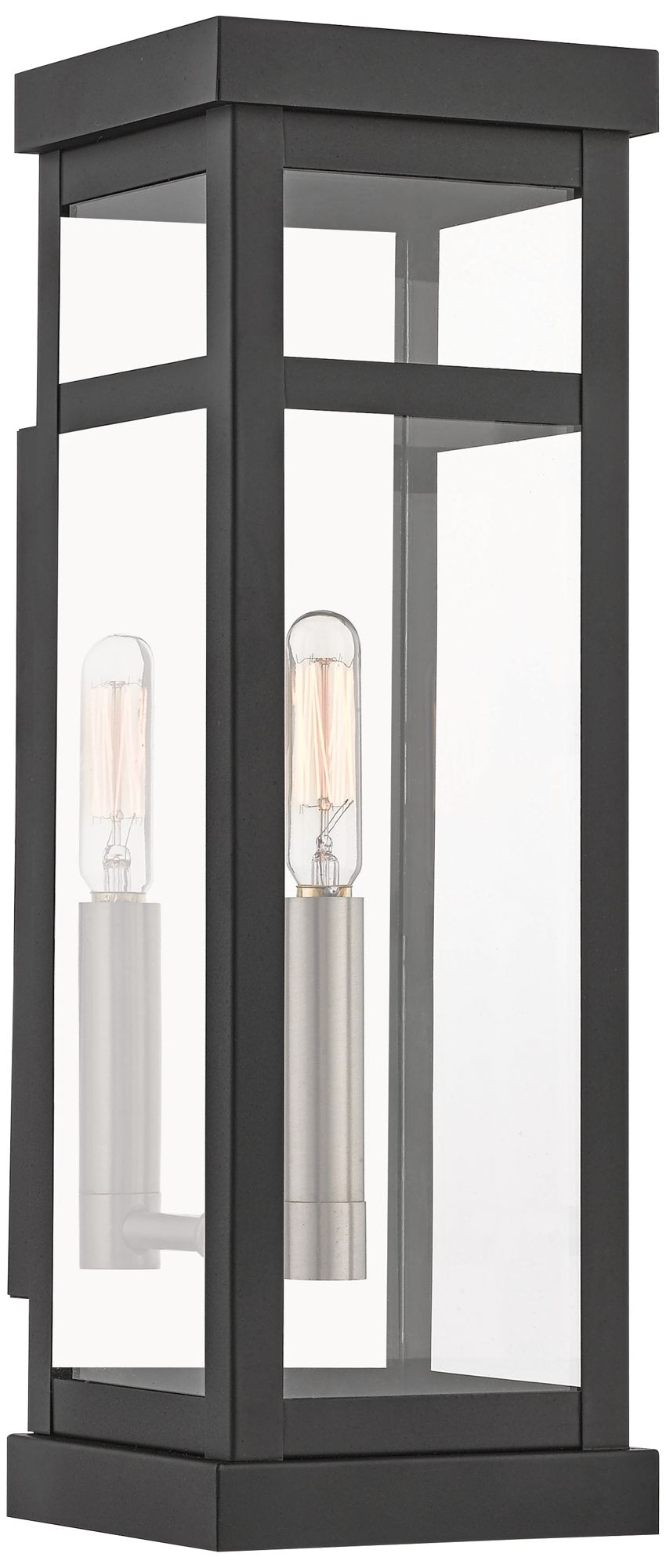 Hopewell 15" High Black Outdoor Wall Light