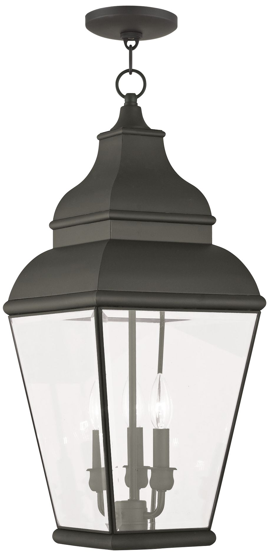 Exeter 25" High Black Outdoor Hanging Light