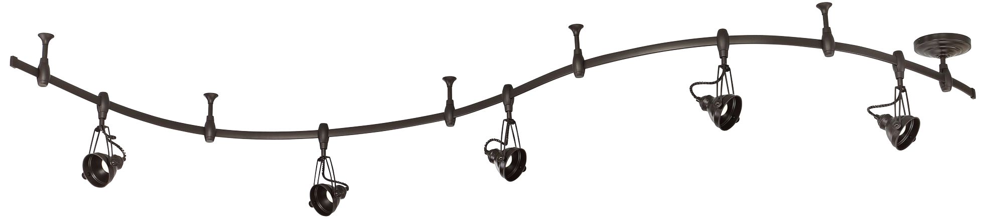 Quoizel CenterStage 5-Light Western Bronze LED Track Light