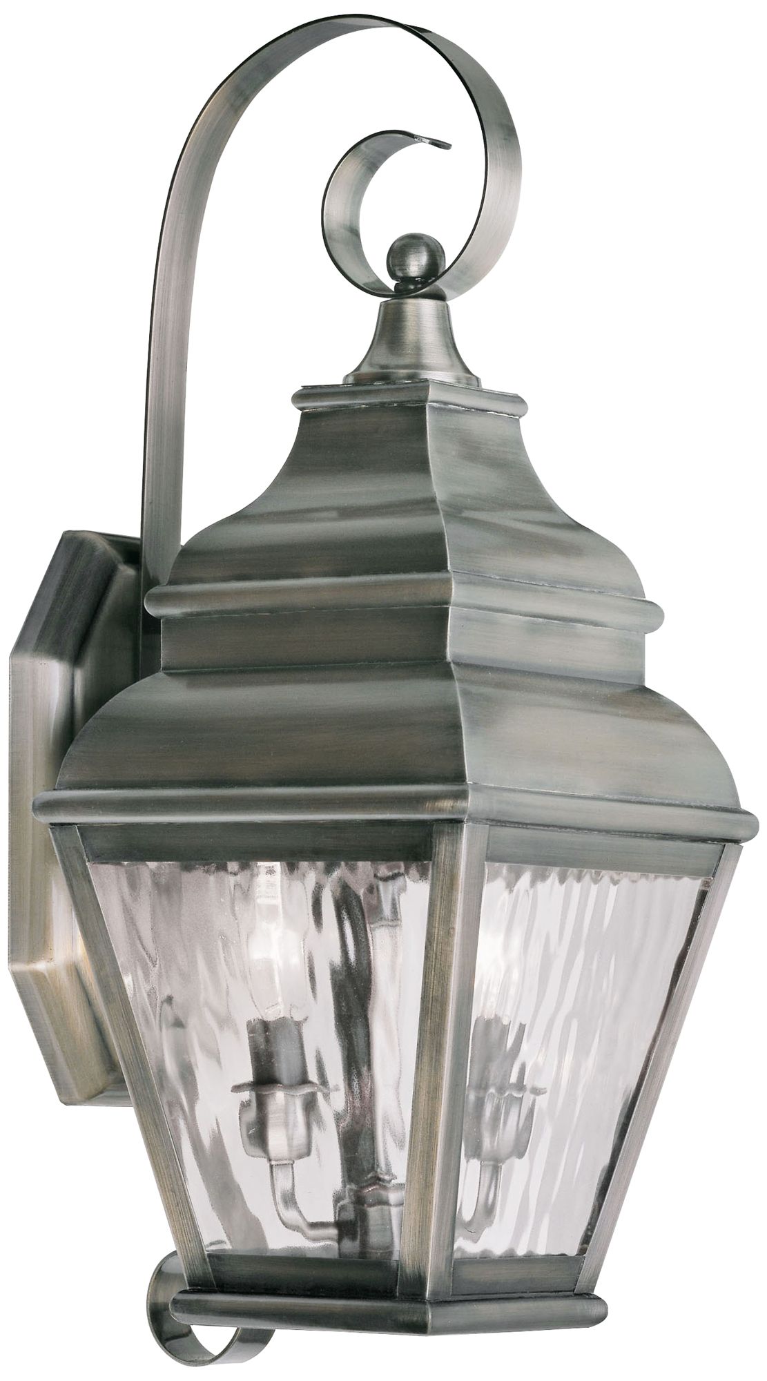 Exeter 21 1/2"H Vintage Pewter Outdoor Wall Light