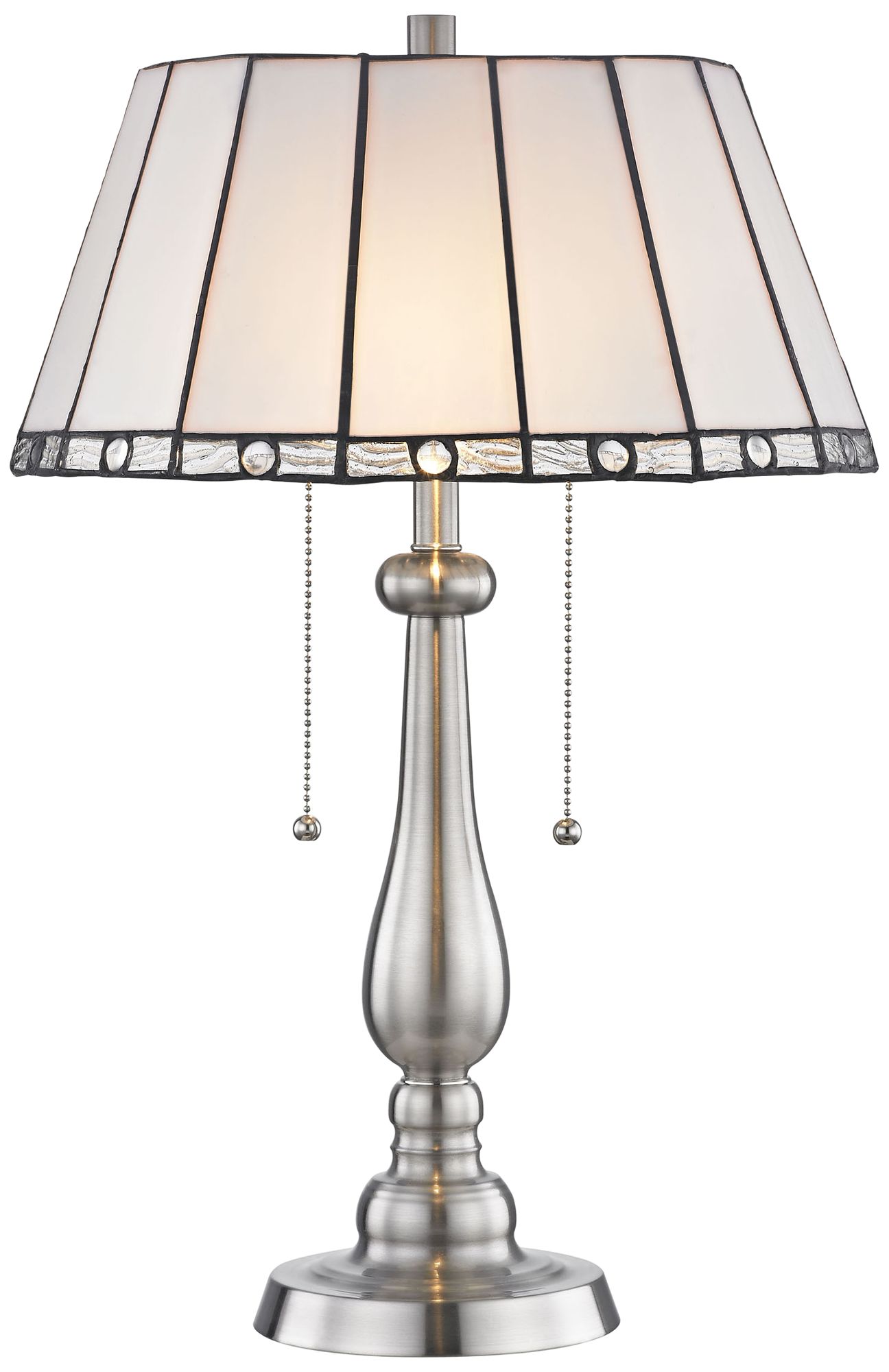 Brushed Nickel Tiffany Table Lamps Lamps Plus