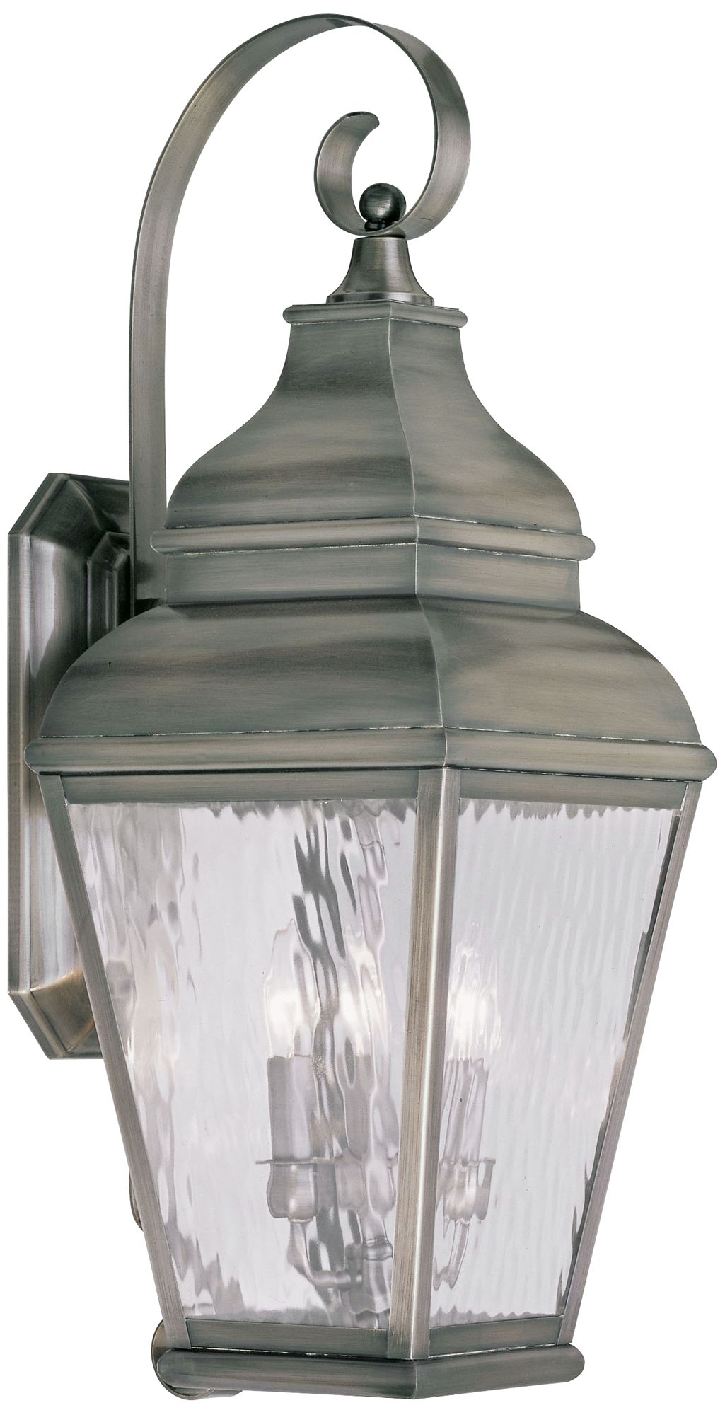 Exeter 29" High Vintage Pewter Outdoor Wall Light