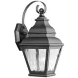 Exeter 14 1/2&quot; High Black Outdoor Wall Light