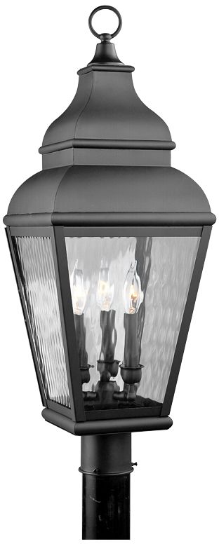 Exeter 29 1/2" High Black Outdoor Post Light