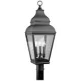 Exeter 29 1/2&quot; High Black Outdoor Post Light
