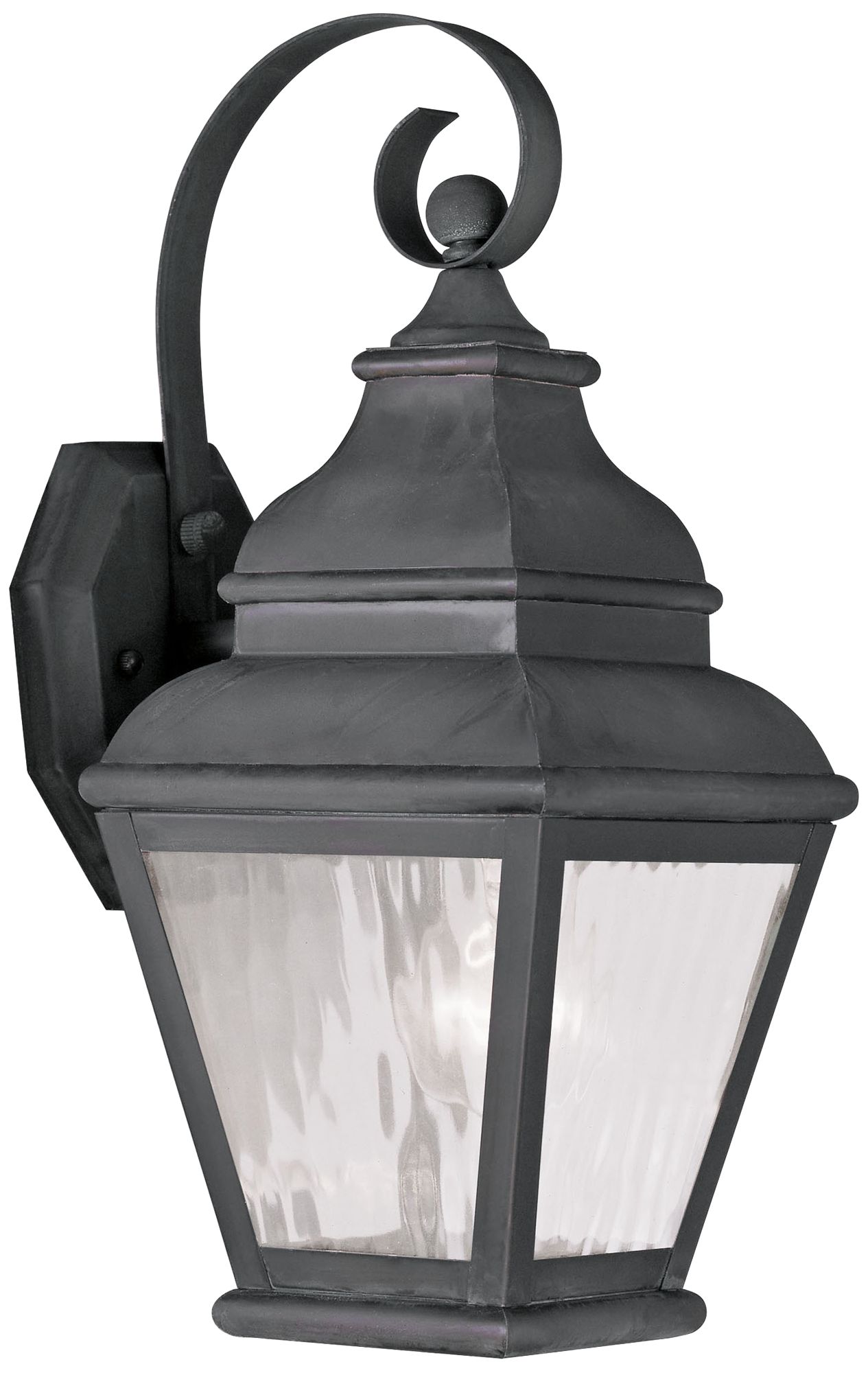 Exeter 14 1/2" High Charcoal Outdoor Wall Light