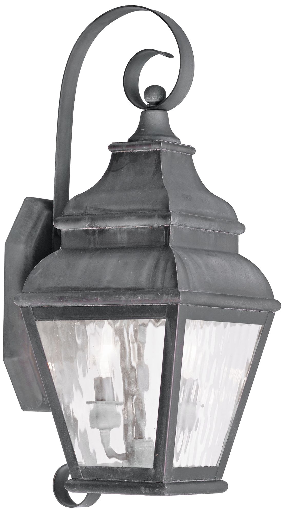 Exeter 21 1/2" High Charcoal Outdoor Wall Light