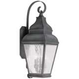 Exeter 29&quot; High Charcoal Outdoor Wall Light