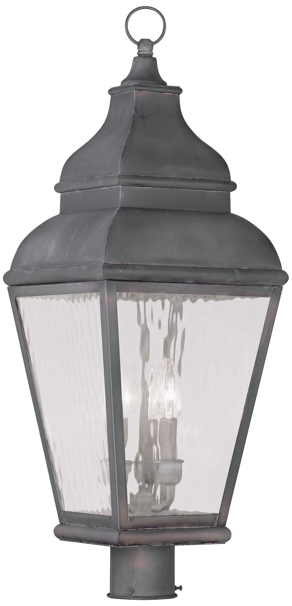 Exeter 29 1/2" High Charcoal Outdoor Post Light