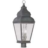 Exeter 29 1/2&quot; High Charcoal Outdoor Post Light