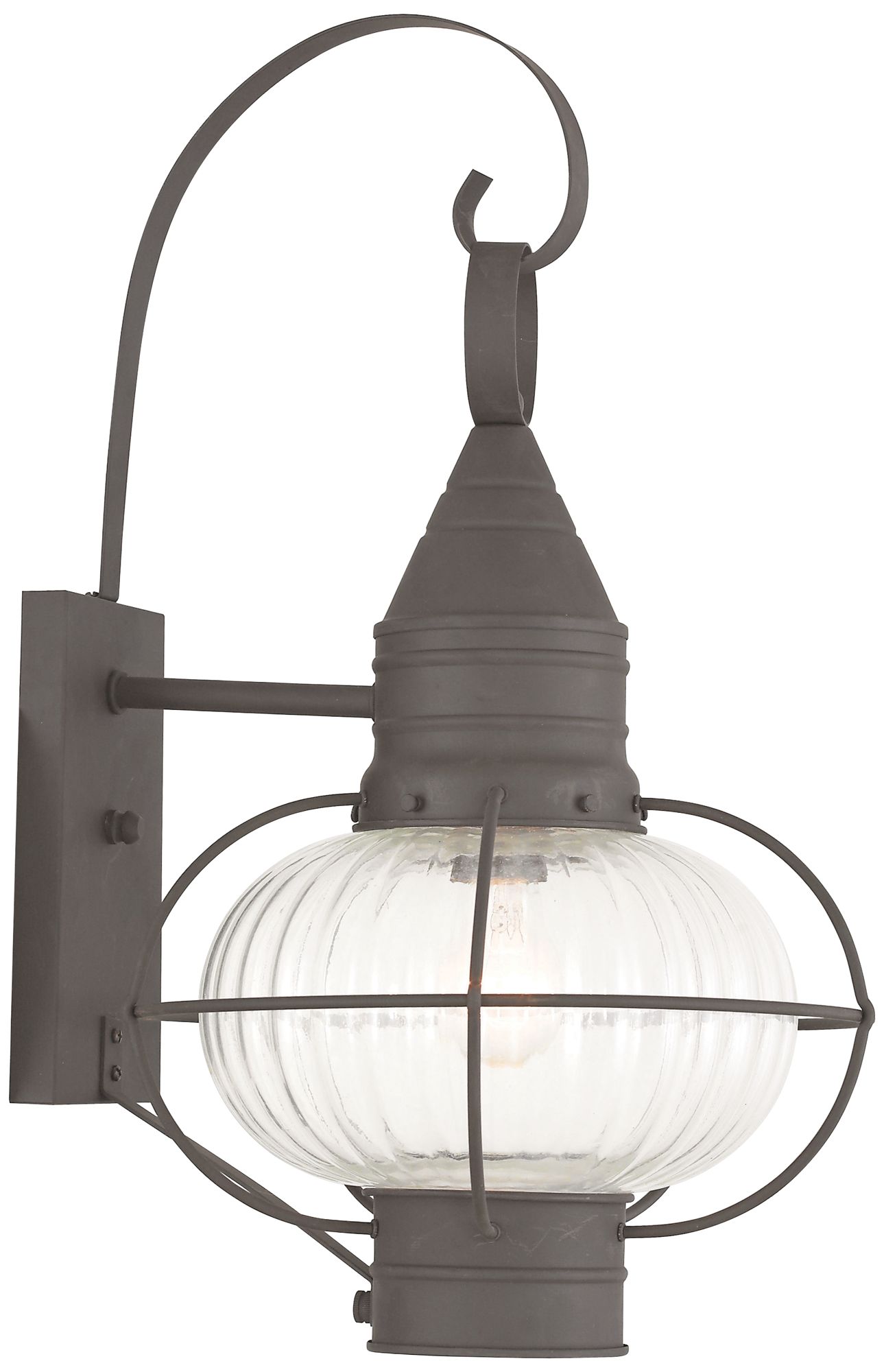 Newburyport 20 3/4" High Bronze Outdoor Wall Light