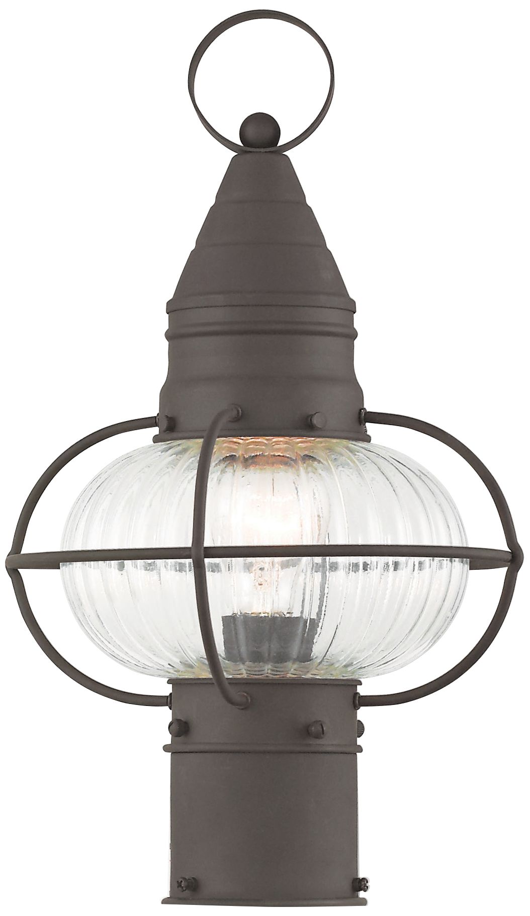 Newburyport 15" High Bronze Outdoor Post Light