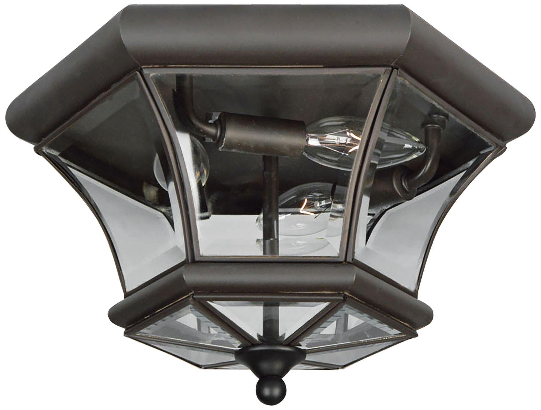 Monterey 12 1 2 W Bronze Outdoor Ceiling Light 42p74 Lamps Plus