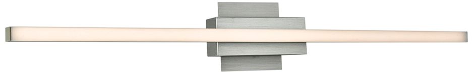 Foil 31 1/2" Wide Brushed Aluminum LED Bath Light