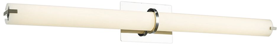 Squire 26 1/4" Wide Chrome Round LED Bath Light