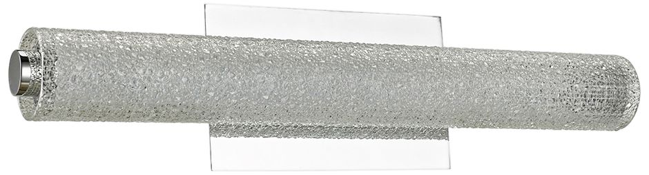 Radius 20" Wide Chrome Tube LED Bath Light