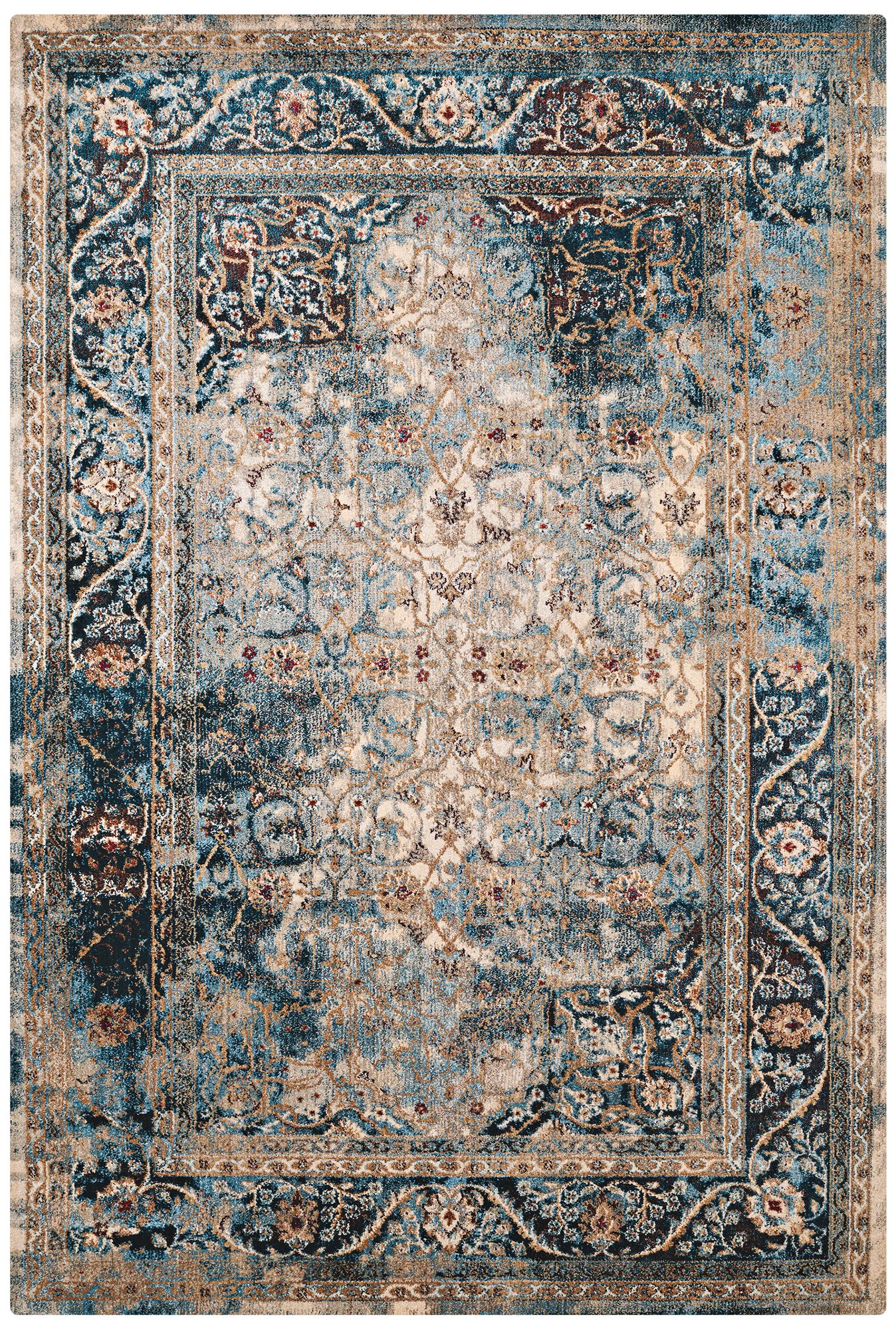 Jules Camelot Cerulean Area Rug 