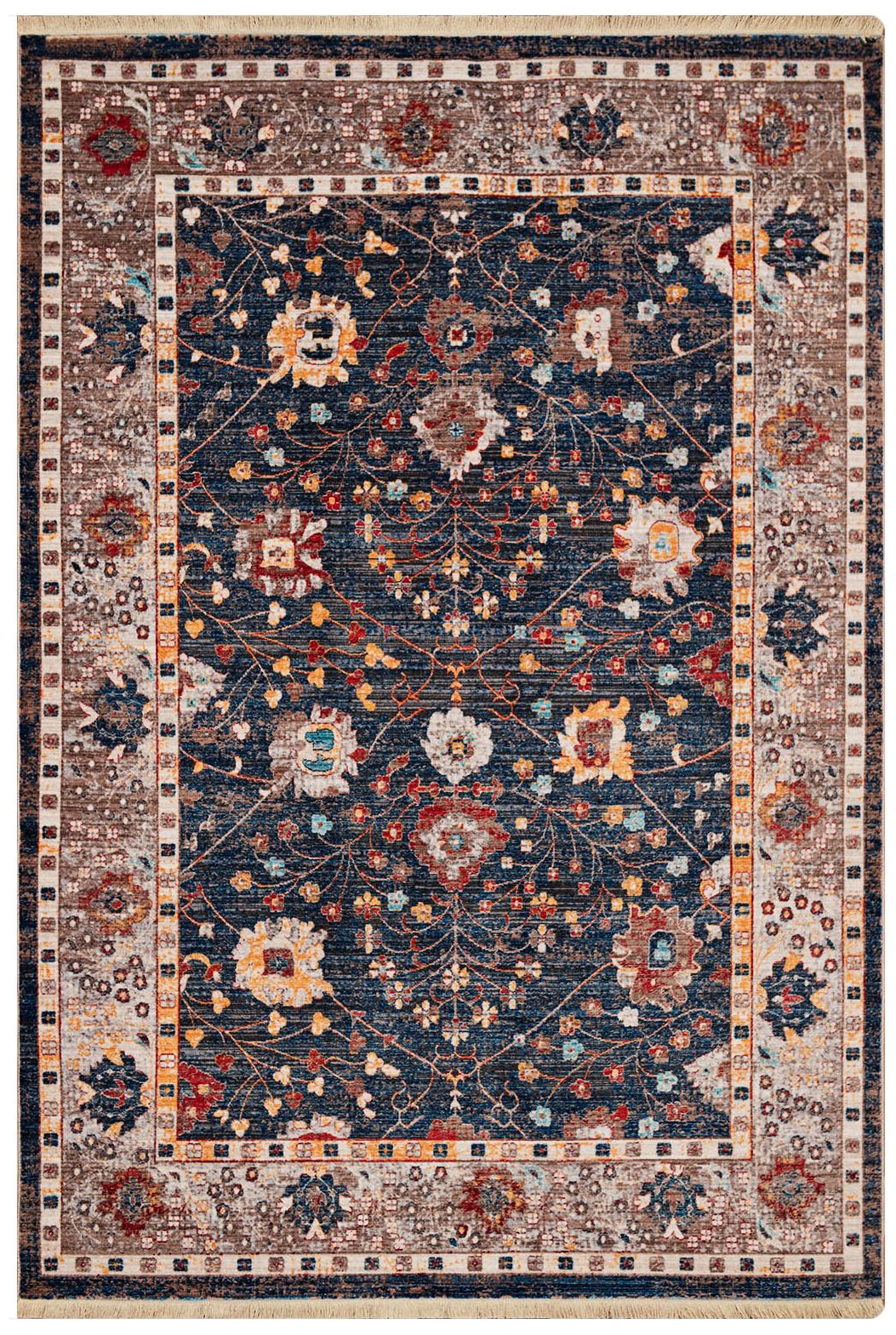 Monaco Carlo Navy Area Rug – Durable, Modern Floor Decor Piece