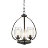 Kichler Tuscany 17&quot; Wide Oiled Bronze 3-Light Chandelier