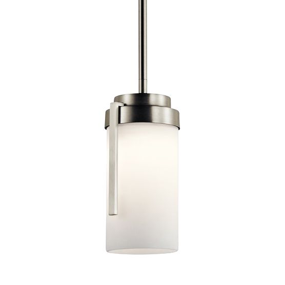 Kichler Akai 4 1/2" Wide Brushed Nickel LED Mini Pendant