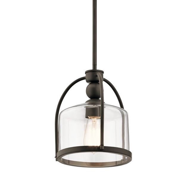 Kichler Omerta 9 1/2" Wide Oiled Bronze Mini Pendant