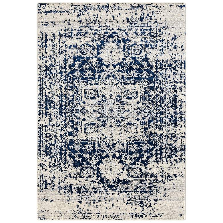 Abigail Lileth 5&#39;3&quot;x7&#39;2&quot; Midnight Blue Area Rug