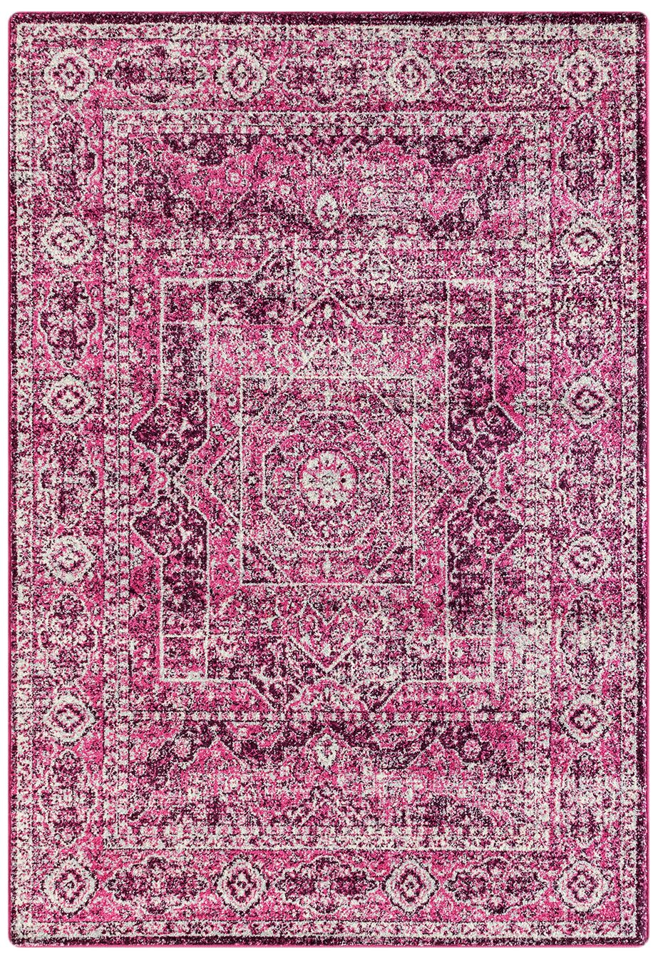 Abigail Maren Magenta Area Rug – Plush, Modern, 5x7