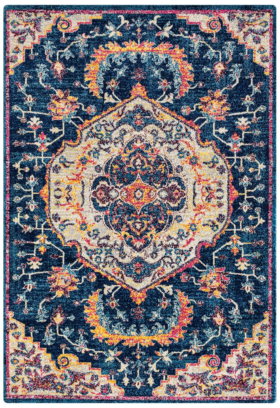Abigail Ulani Midnight Blue Area Rug