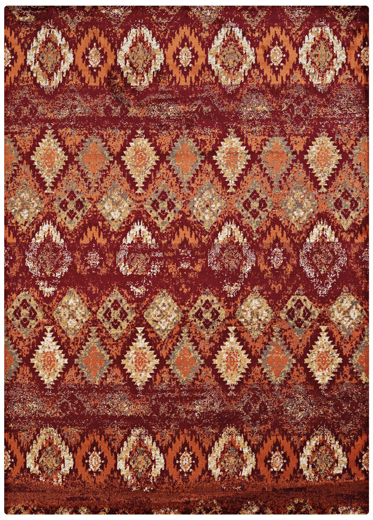 Bridges San Paula Crimson Area Rug 