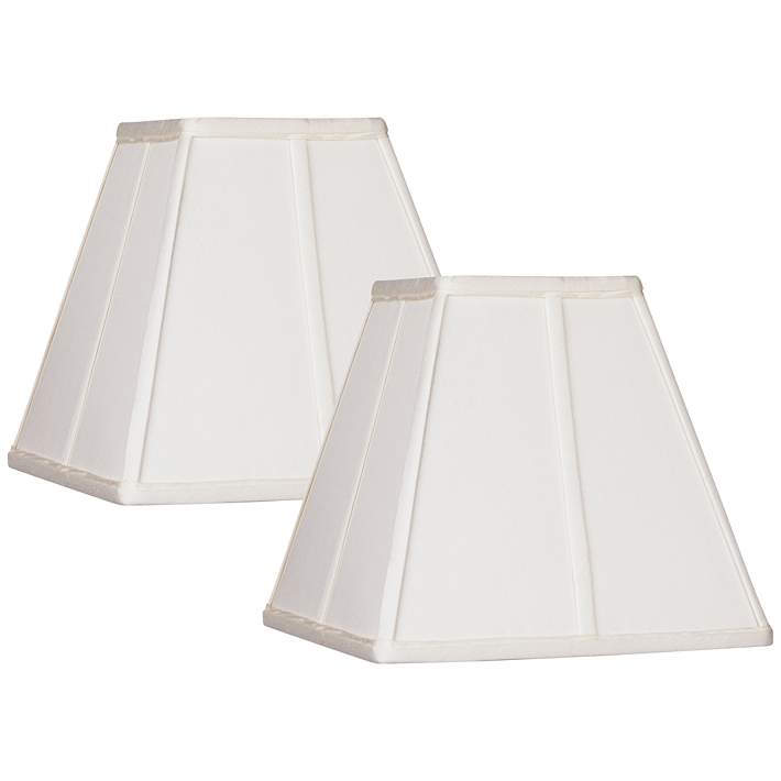 Spider Springcrest Ivory Classic Square Shade 5.25x10x9