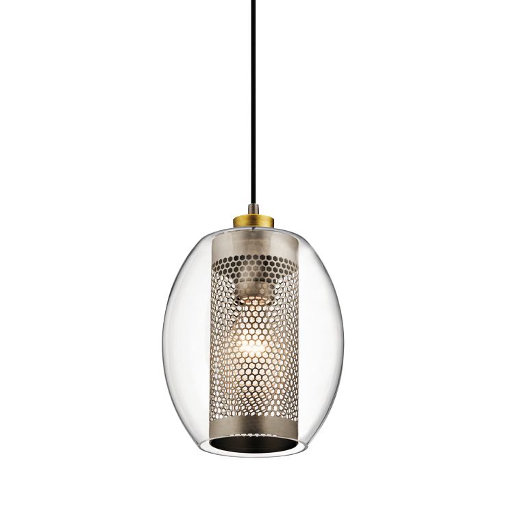 Kichler Asher 8 1/2" Wide Antique Pewter Mini Pendant