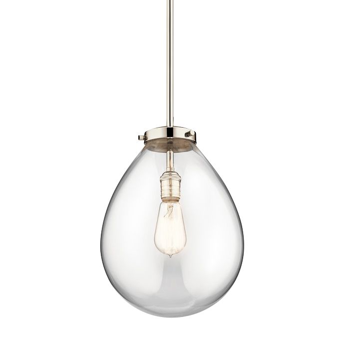 Kichler Claudia 10" Wide Polished Nickel Mini Pendant