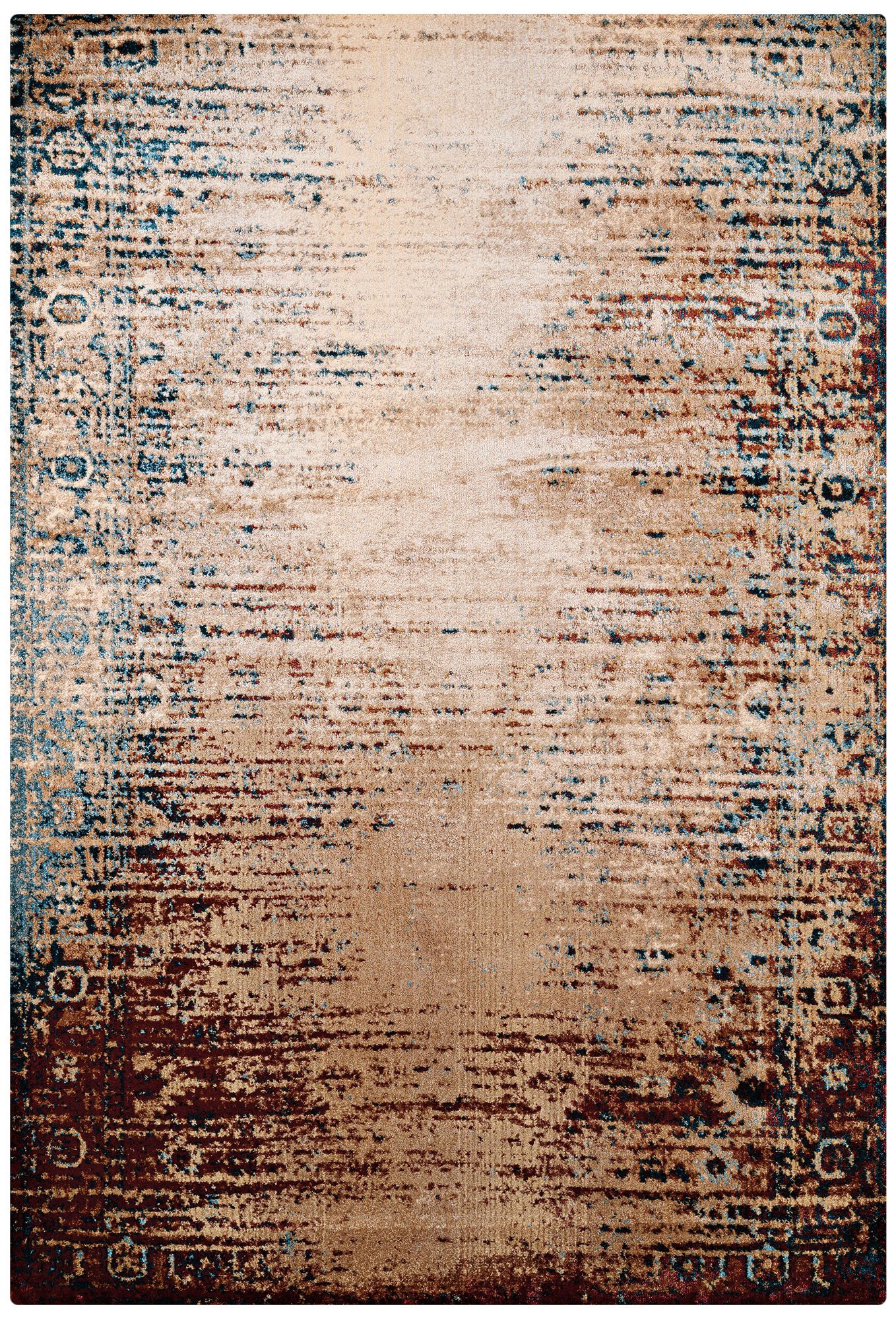 Jules Radical Wine Area Rug 42y35 Lamps Plus