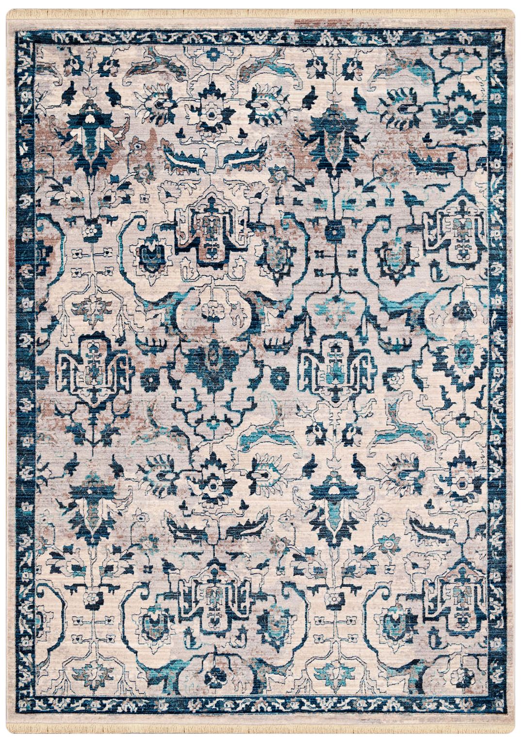 Monaco Genoese Aqua Area Rug – Soft, Durable, Stylish Design