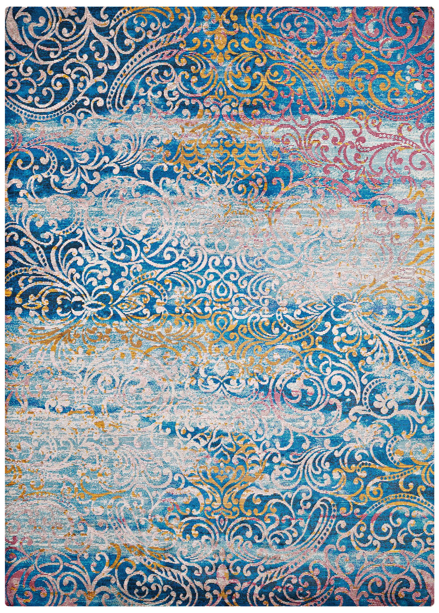 Rhapsody Midlothian Cyan Area Rug 42Y89 Lamps Plus