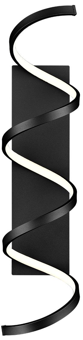 Kuzco Synergy Led 30-in Black Wall Sconce