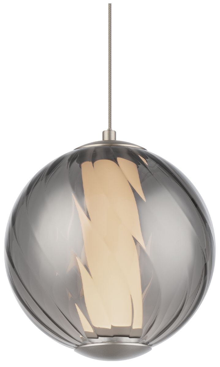 Modern Forms Swirly 6.5"h X 5.9"w 1-light Mini-pendant In Sm